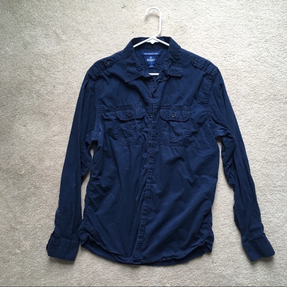 Slim fit button down